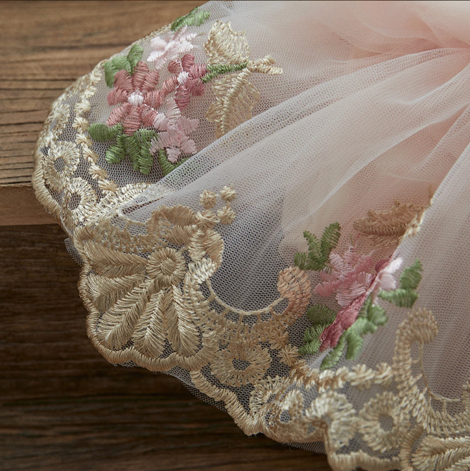 🌷花咲きチュールロンパース