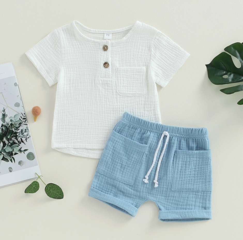 🌿 ナチュラルリネン セットアップ
