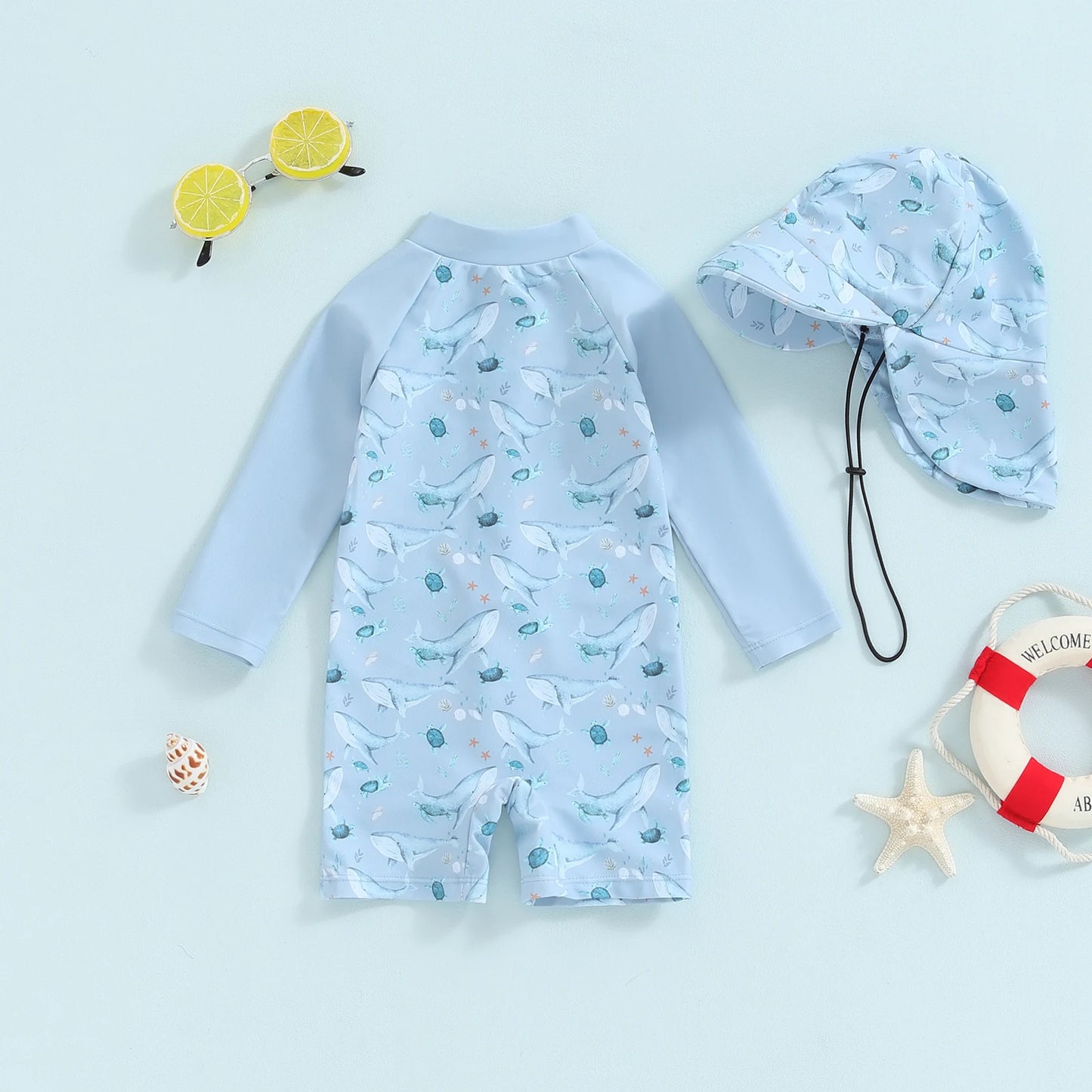🐋 オーシャンフレンズ スイムウェアス 🌊｜80-110cm
