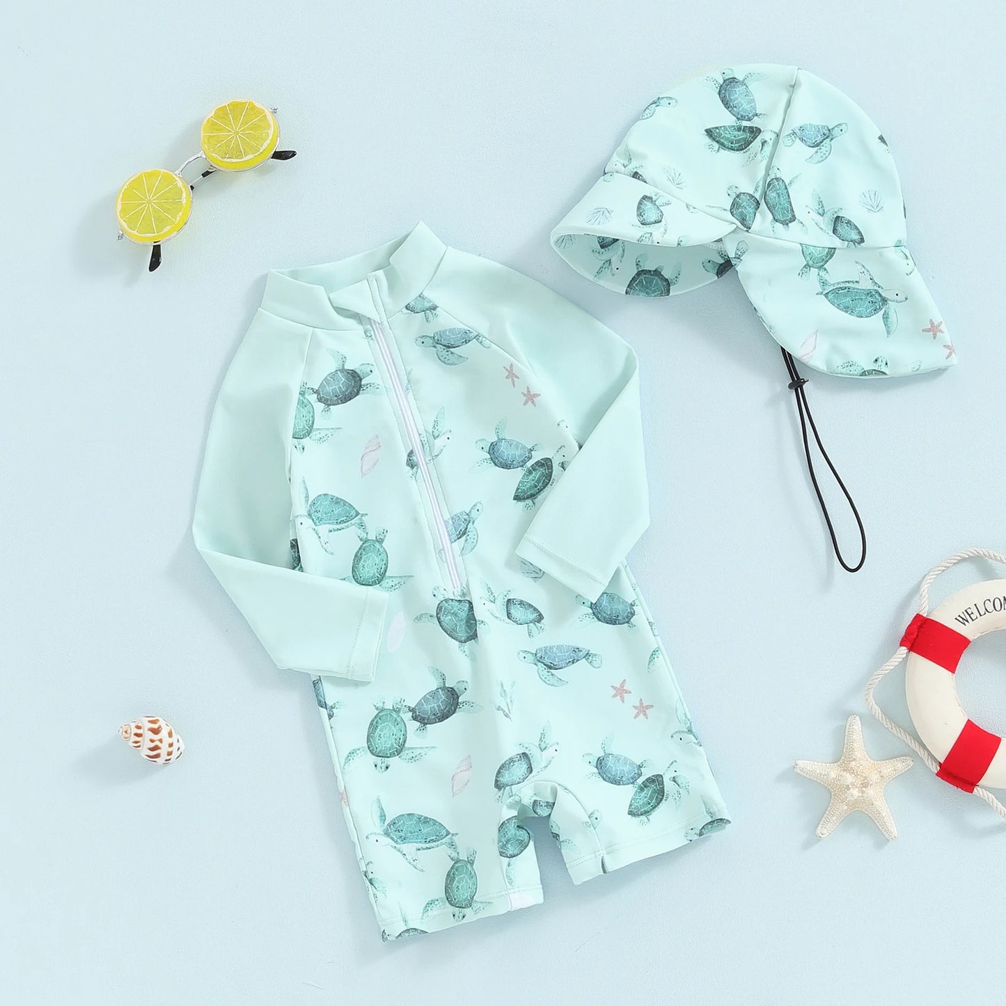 🐋 オーシャンフレンズ スイムウェアス 🌊｜80-110cm
